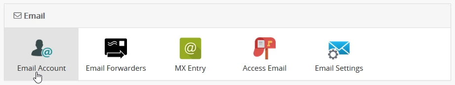 Email pannello webuzo