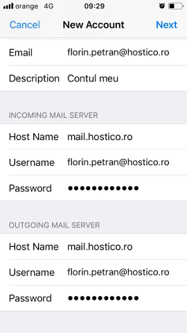 Configurare server de mail