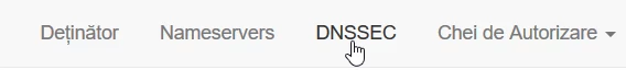 Accesare DNSSEC Rotld