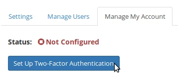 Setare Two-Factor Authentication