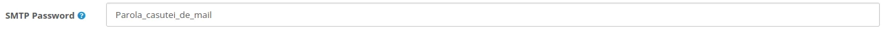 parola mail opencart